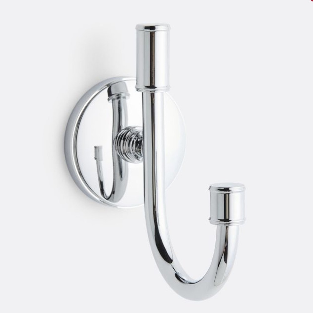 Rejuvenation Ladd Single Hook 4-1/2” Polished Chrome #1